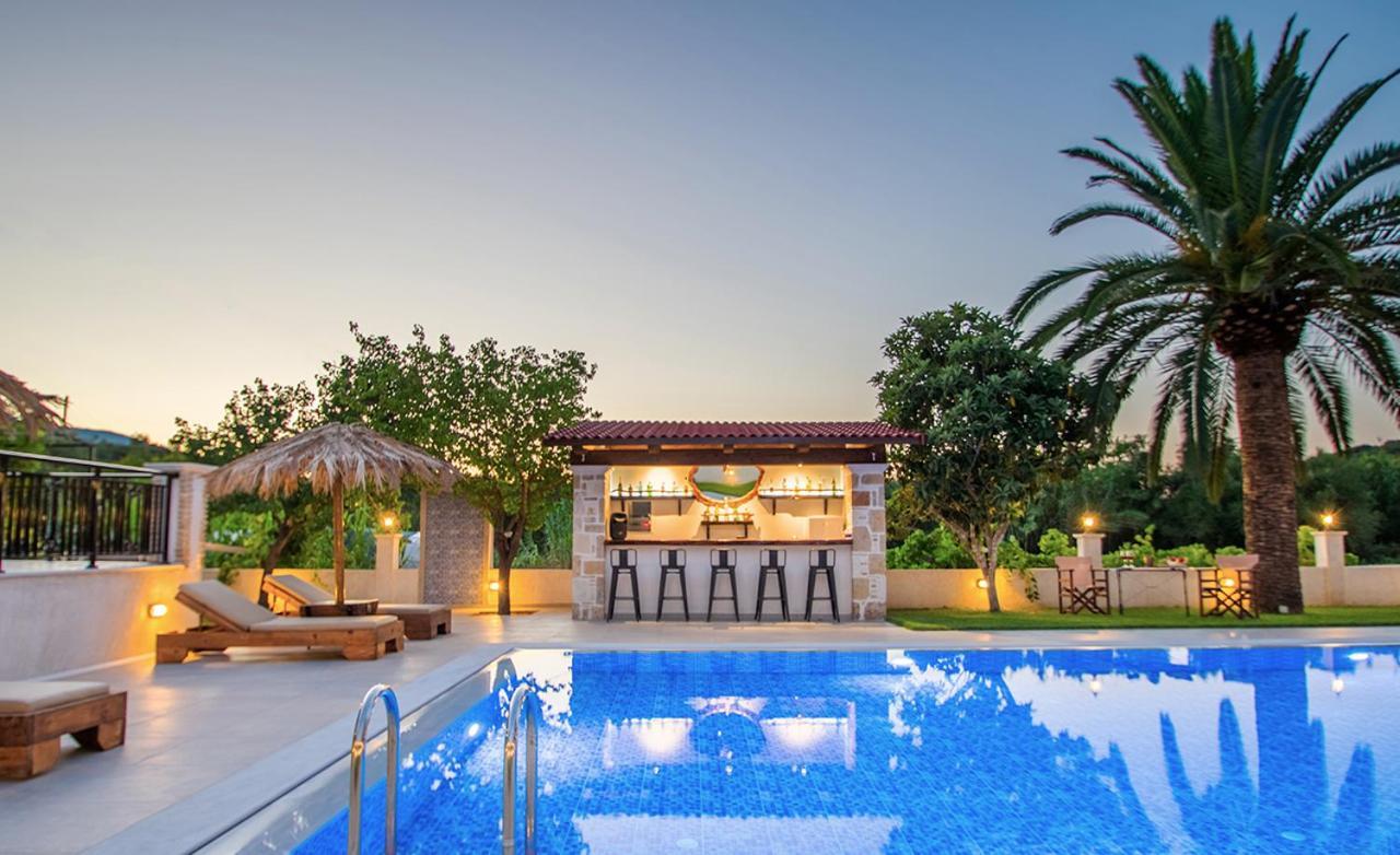 Zissis Villa&pool 5min drive to beach Kato Yerakarion Buitenkant foto