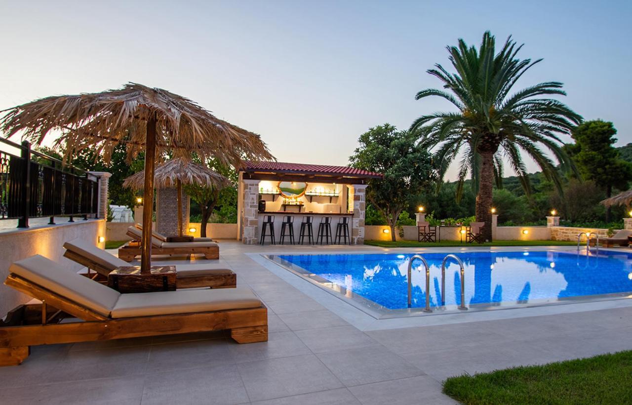 Zissis Villa&pool 5min drive to beach Kato Yerakarion Buitenkant foto